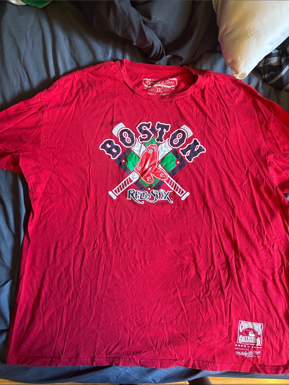 Mitchell & Ness Red Boston Red Sox Graphic Tee